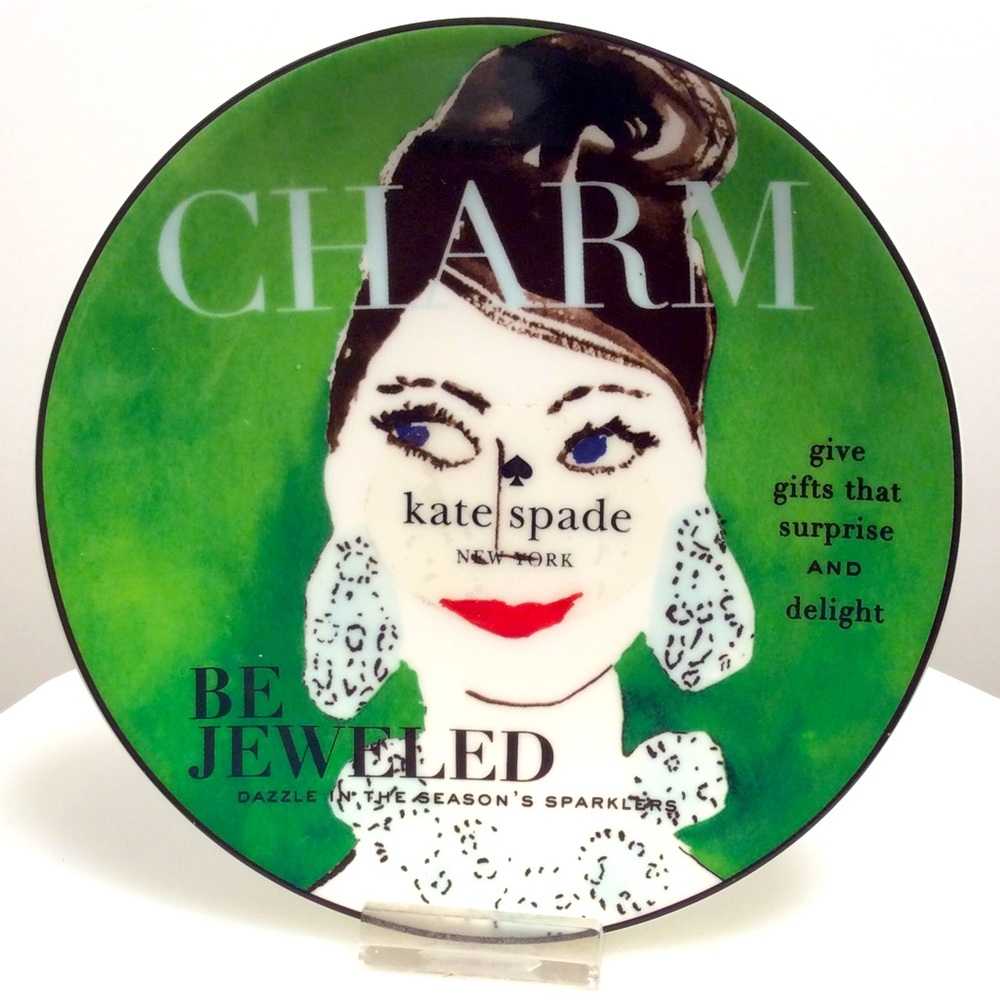 New Kate Spade Be Jeweled tidbit plate